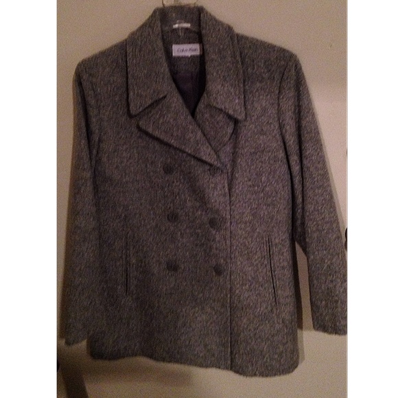 Brand new grey Calvin Klein peacoat