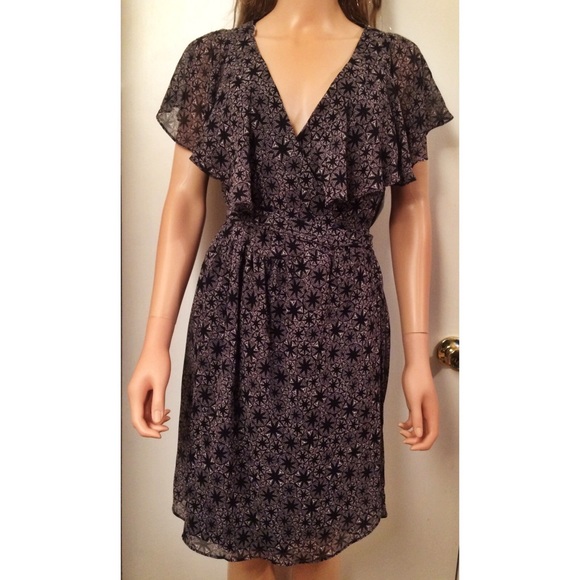 Printed Wrap Dress