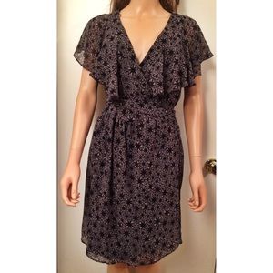 Printed Wrap Dress
