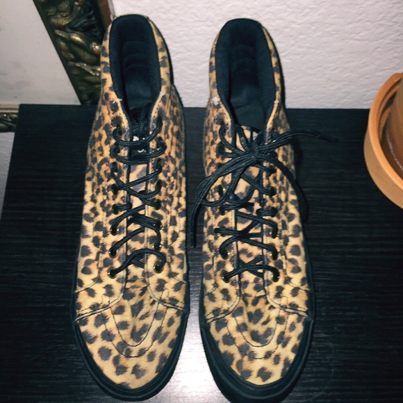 Platform Cheetah Print Vans