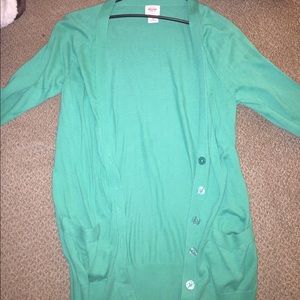 Green Cardigan