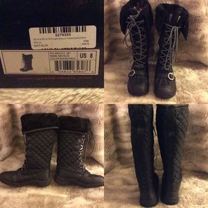 Apple Bottom NATALIA Womens Snow Boots BLACK