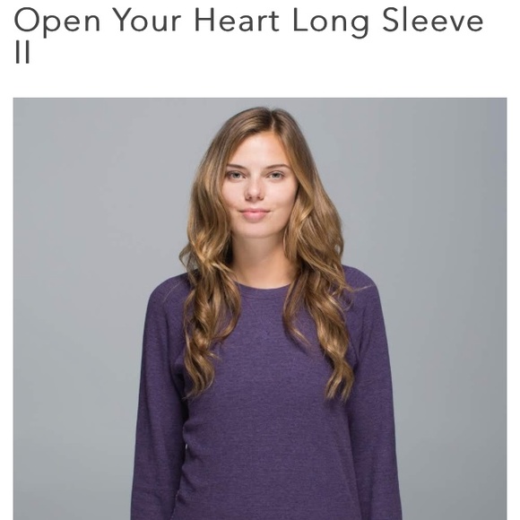 IN SEARCH OF: Lululemon Open Your Heart II ls