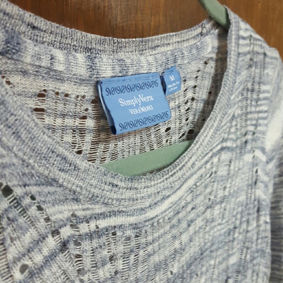 Simply Vera (Vera Wang) beach sweater