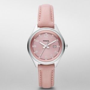 FOSSIL Flight Mini Pink Leather Strap Watch