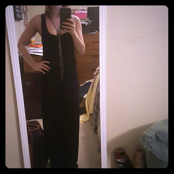 Long black dress