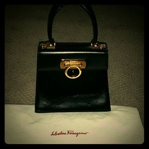 Authentic Vintage Ferragamo Small Satchel