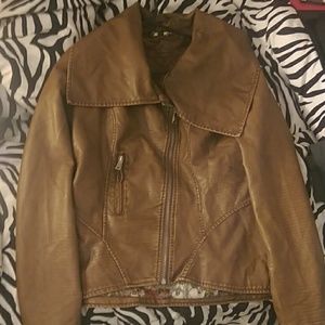 Leather Fall look jacket