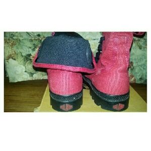 Palladium Burgundy boots