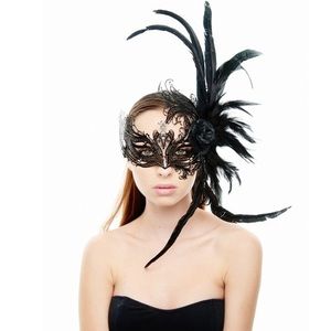 Black Laser Cut Phoenix with Abyss Feathers