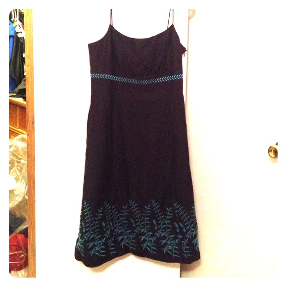 Ann Taylor Spaghetti Strap Strappy Dress sz 10