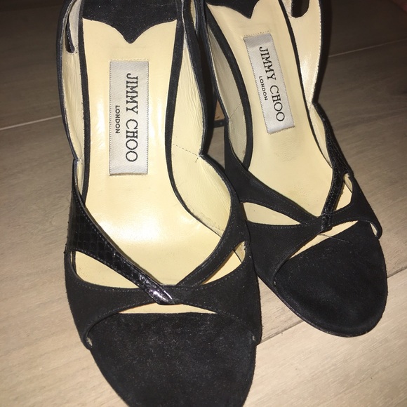 Black jimmy Choo sandals