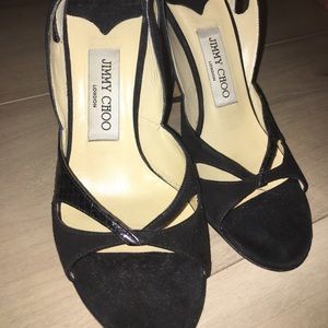 Black jimmy Choo sandals
