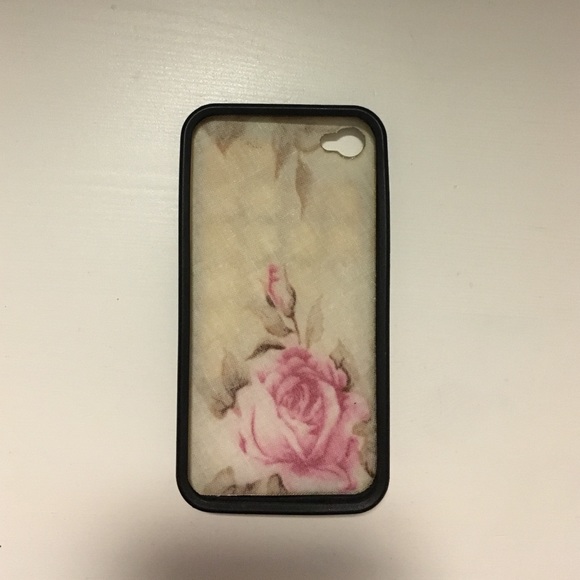 iPhone 4 Studded Flower Phone Case - Picture 2 of 2