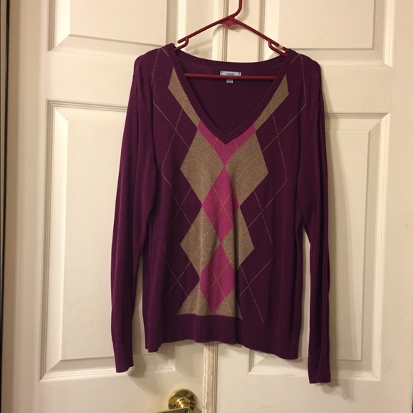Plum colored sweater