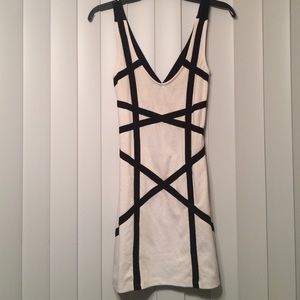 Black and white dress