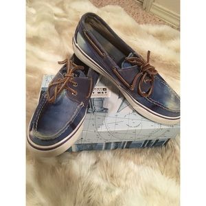 Sperry Topsider Bahama Indigo Tie-Dye Boat Shoes