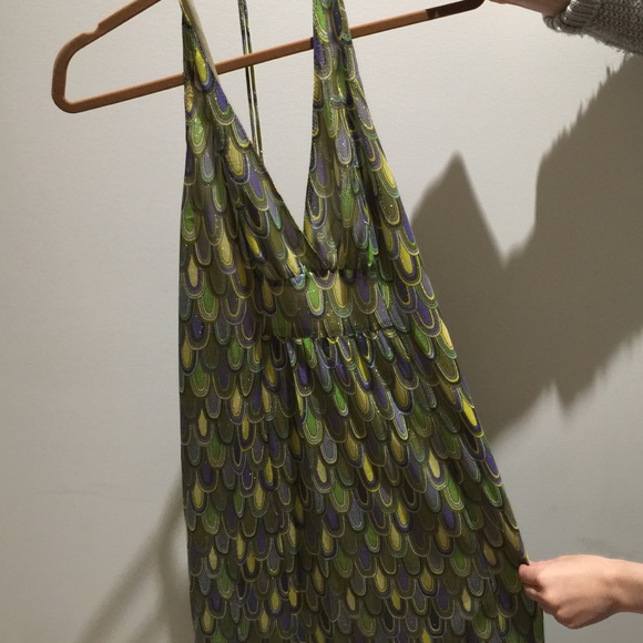 Peacock Missoni dress