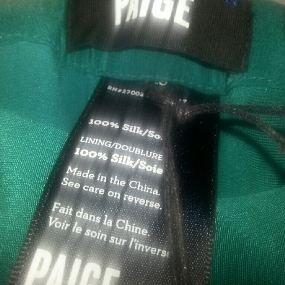 Silk slacks