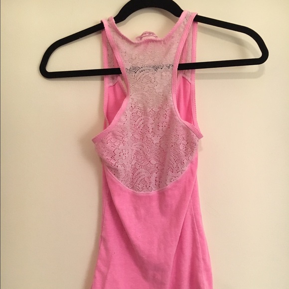 Pink A&F Racerback Tank - Picture 2 of 2