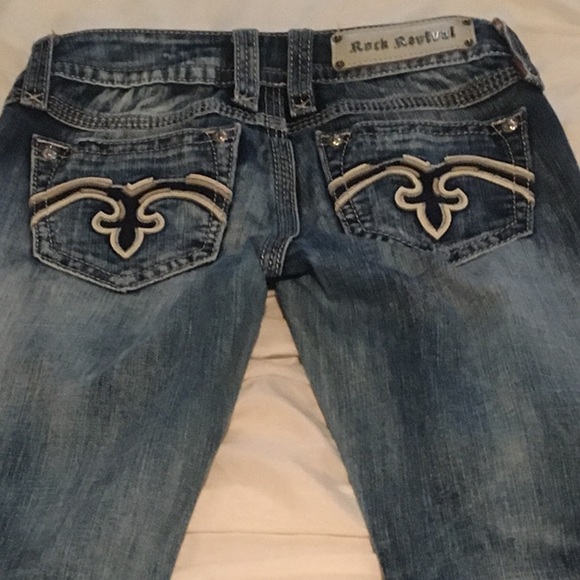 Size 26 Rock Revival boot cut jeans