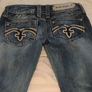Size 26 Rock Revival boot cut jeans