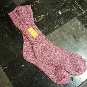 Pink camp boot socks
