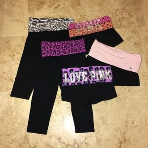 ❗️SOLD❗️VS PINK Yoga Shorts and Capris