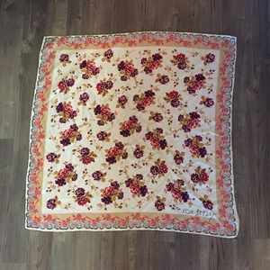 Betsey Johnson 100% silk scarf