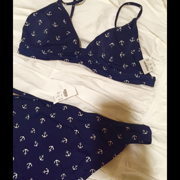 J.Crew Anchor Bikini Set