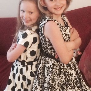 Girls polka dot dress