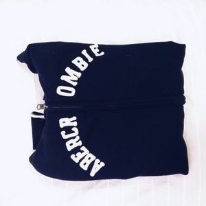 Blue Abercrombie and Fitch zip up jacket