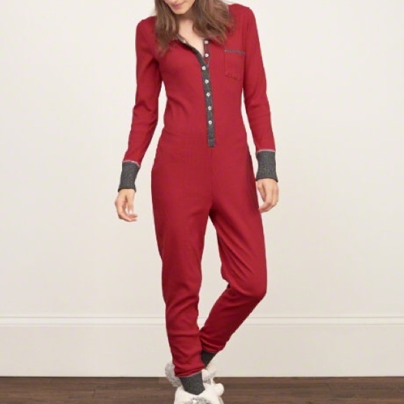 a&f red onesie