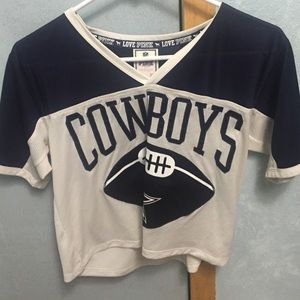 Dallas Cowboys crop jersey
