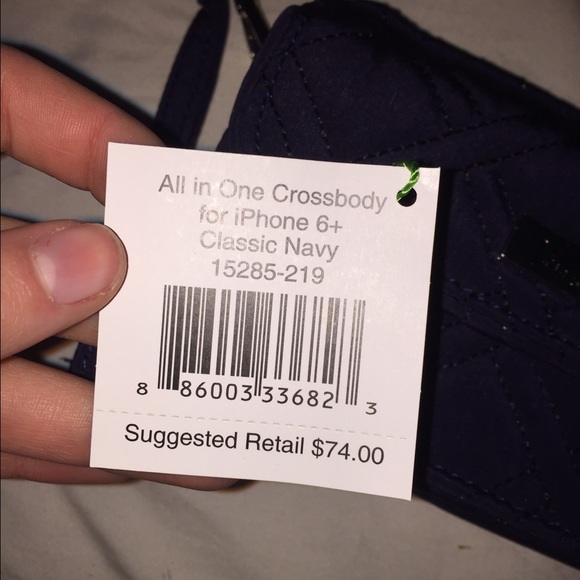 Navy blue Vera Bradley wallet - Picture 3 of 3