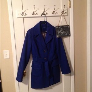 Royal blue Calvin Klein coat