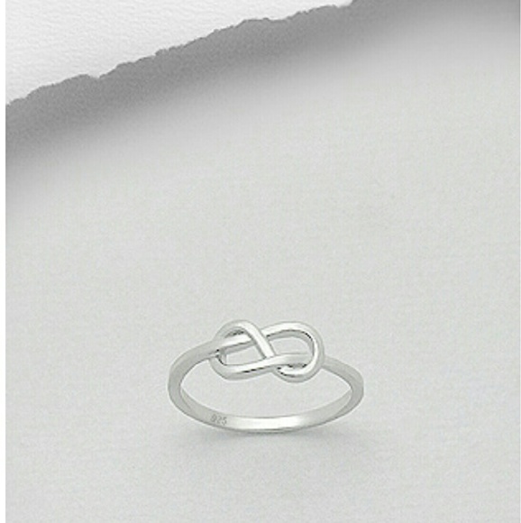 {OFFER $16} 925 Sterling Silver Infinity Knot Ring