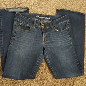 Size 12 American Eagle dark denim jeans