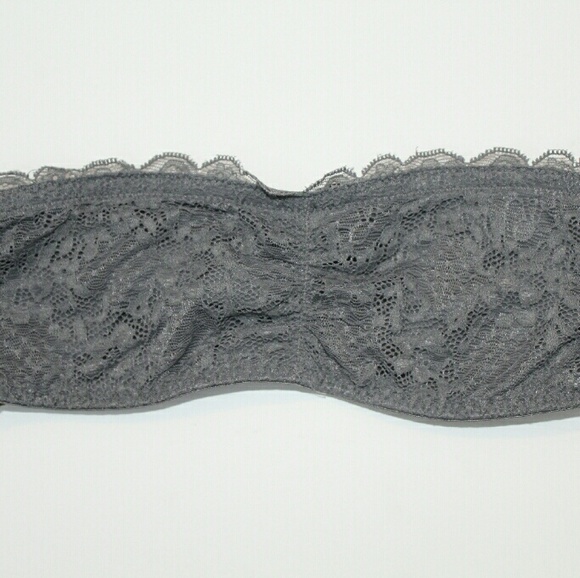 Lace, strappy back bandeau