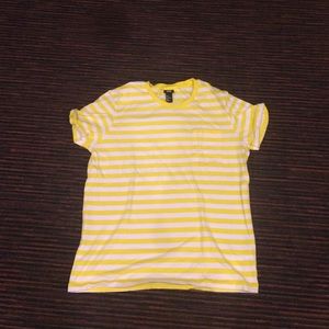 Yellow striped shirt