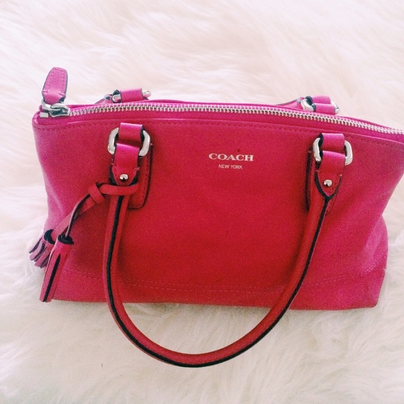 Authentic Hot Pink Coach Purse