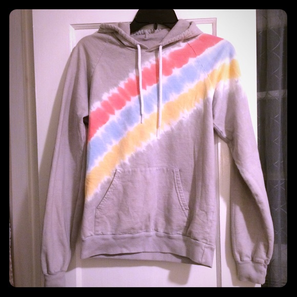 American apparel tye dye sweatshirt size small