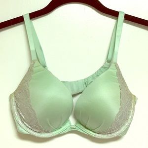Mint green Victoria's Secret push up bra