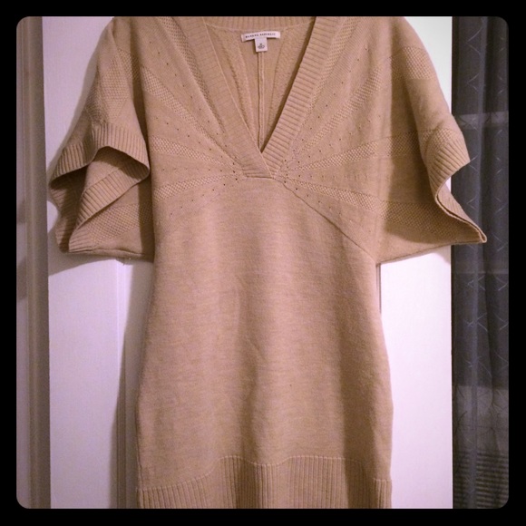 Tan Banana republic sweater dress- size medium