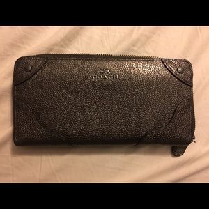 Coach zip around wallet