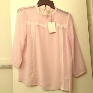 LC Lauren Conrad Lace Blouse