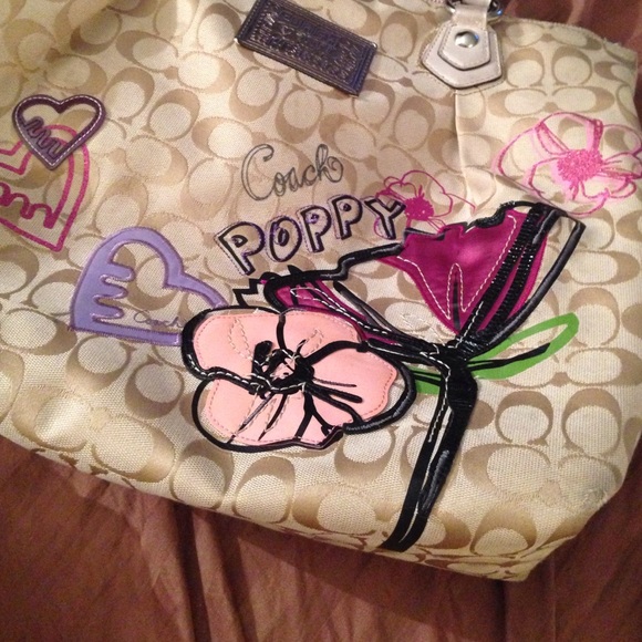 Coach poppy handbag - Picture 2 of 4