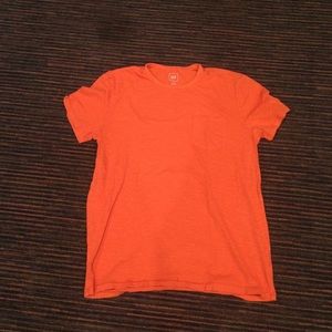 Orange Pocket Tee