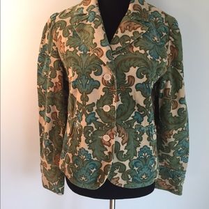 Ann Taylor Loft Flowered Blazer