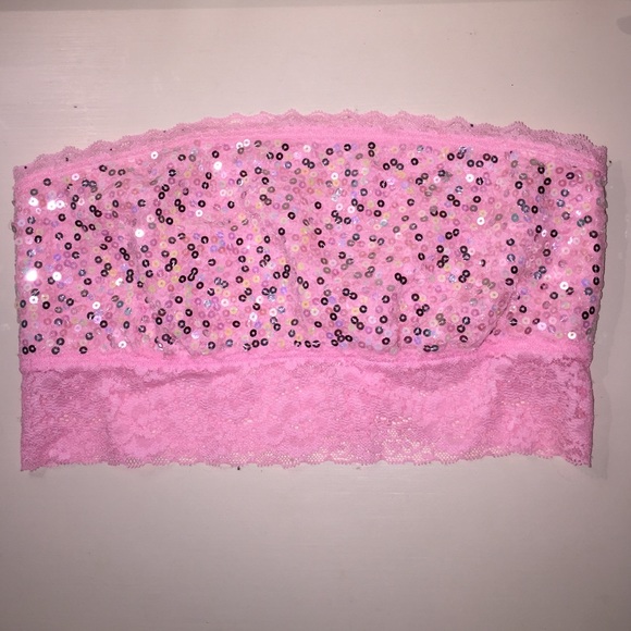 Pink bandeau from Victoria's Secret